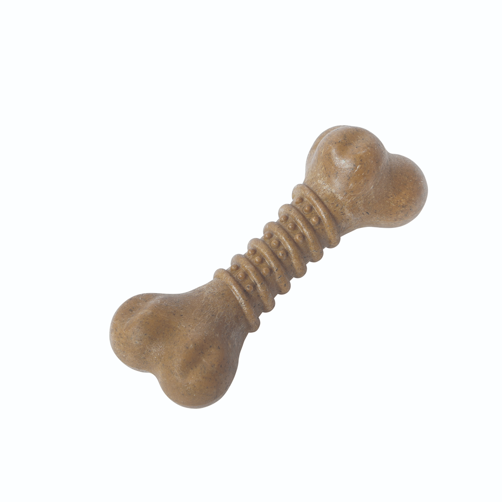 M Pets Chewood Bone Chew Toy for Dogs (Brown) - Image 3