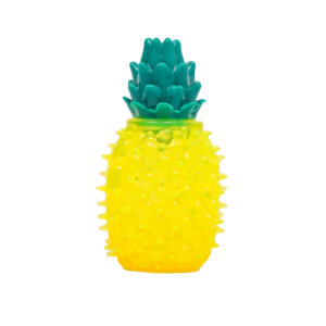 Skatrs  Pineapple Shaped Ice Cooling Toy for Dogs & Cats (Yellow)