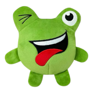 Talking Dog Club 3 in 1 Pop a Frog Bouncy Chew Toy for Dogs (Green)