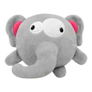 Talking Dog Club 3 in 1 Pop a Ele Bouncy Chew Toy for Dogs (Grey)