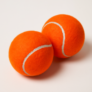 Talking Dog Club Tennis Ball Toy for Dogs (Orange)