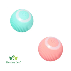 Healing Leaf 360 Degree Rotatable Interactive Toys for Dogs and Cats (Pink)
