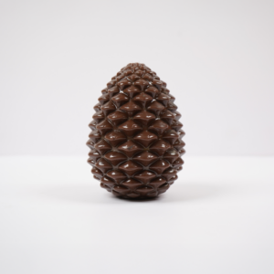 Skatrs Pinecone Treat Dispenser for Dogs (Brown)
