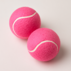 Talking Dog Club Tennis Ball Toy for Dogs (Pink)