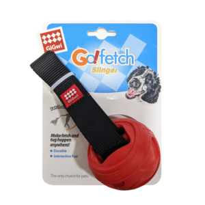 GiGwi Go! Fetch Slinger Ball Toy for Dogs (Red)