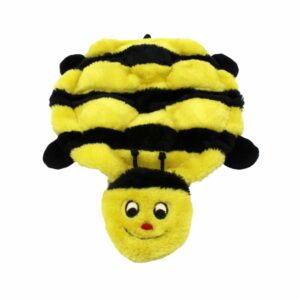 Zippy Paws Squeakie Crawler Bertie the Bee Plush Toy for Dogs