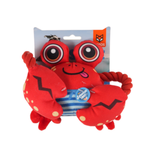 Barkbutler x Fofos Sealife Crab Plush Toy for Dogs