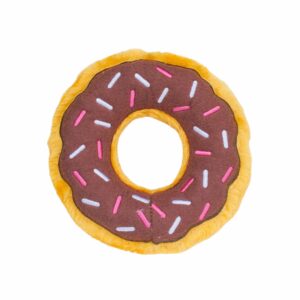 Zippy Paws Chocolate Donutz Plush Toy for Dogs