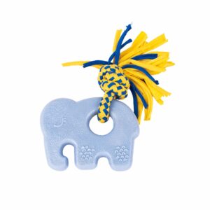 Zippy Paws ZippyTuff Teether Elliot the Elephant Plush Toy for Dogs