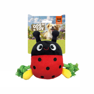 Barkbutler x Fofos Garden Ladybug Plush Toy for Dogs