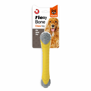 Barkbutler x Fofos Flexy Bone Chew Toy for Dogs