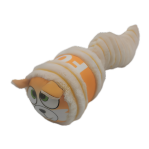 NutraPet The Flying Fox Squeaky Toy for Dogs (Multicolor)