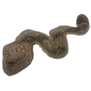 NutraPet The Slithering Snake Squeaky Toy for Dogs (Multicolour)