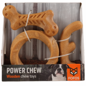 Barkbutler x Fofos Wooden Stix Chew Toy for Dogs (Small)