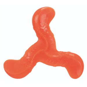 Trixie Triplex Bungee Boomerang Chew Toy for Dogs (Orange)