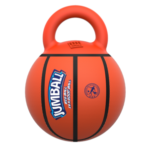 GiGwi JUMBALL Basketball Toy for Dogs (Orange)