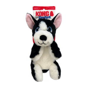 Kong Comfort Pups Boss Toy for Dogs (Black & White)