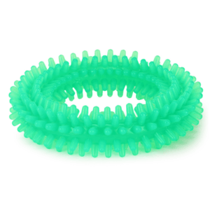 Basil Teething Ring Chew Toy for Dogs | For Medium Chewers (Green)