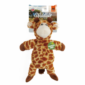 Barkbutler x Fofos Wildlife Giraffe Plush Toy for Dogs