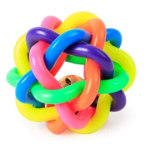 Pet Vogue Bouncy Rubber Ball for Dogs & Cats | For Medium Chewers