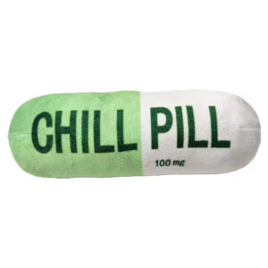 Talking Dog Chill Pill Plush Toy for Dogs (Green)