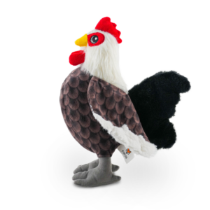 Barkbutler x Fofos Plush Rooster Toys for Dogs