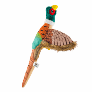 Barkbutler x Fofos Plush Pheasant Toy for Dogs | For Soft Chewers