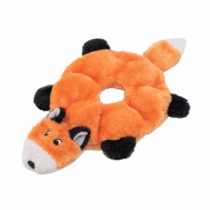 Zippy Paws Loopy Fox Plush Toy for Dogs
