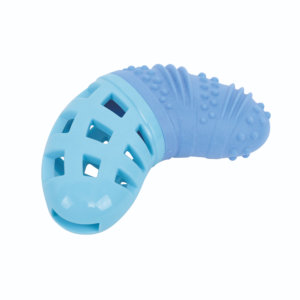 M Pets Vice Versa Chicken Scented Boomerang Toy for Dogs (Blue)