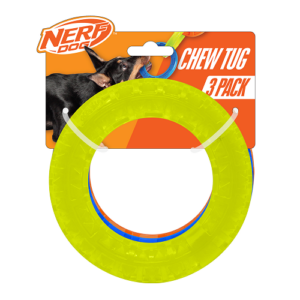 Nerf Dog EXO Translucent Spike 3 Rings Toy for Dogs (Blue/Green/Orange)