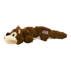 Kong Scrunch Knots Squirrel Toy for Dogs (Brown)