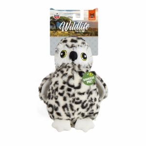 Barkbutler x Fofos Wildlife Owl Plush Toy for Dogs