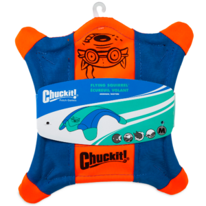Chuckit! Flying Squirrel Toy for Dogs (Orange & Blue)