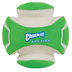 Chuckit! Kick Fetch Max Glow Toy for Dogs (Green)