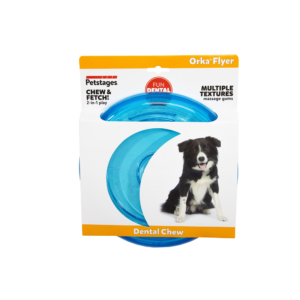 Petstages Orka Flyer Toy for Dogs (Blue)