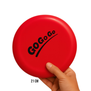 Talking Dog Club Pop Light weight Frisbee Toy for Dogs (Red)