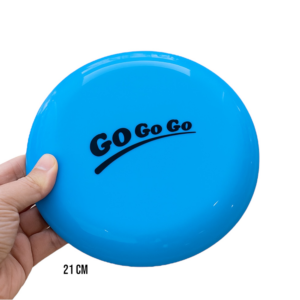 Talking Dog Club Pop Light weight Frisbee Toy for Dogs (Blue)