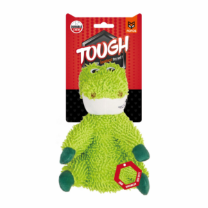 Barkbutler x Fofos Alligator Tough Squeaky Toy for Dogs | For Medium Chewers (Green)
