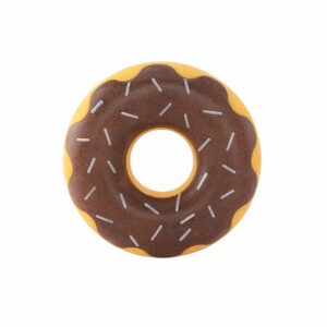Zippy Paws Zippy Chocolate Tuff Donutz Plush Toy for Dogs
