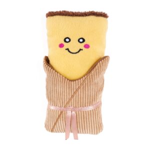 Zippy Paws NomNomz Tamale Plush Toy for Dogs