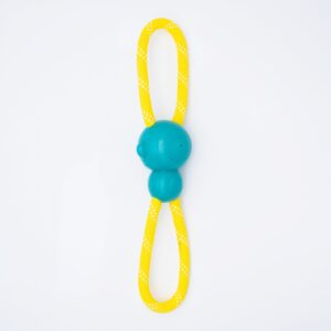 Zippy Paws ZippyTuff Monkey RopeTugz Plush Toy for Dogs (Teal)