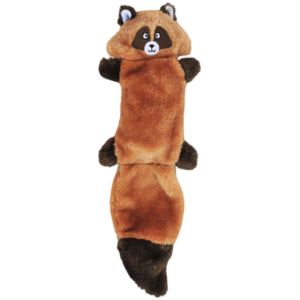 Zippy Paws Zingy Raccoon Plush Toy for Dogs