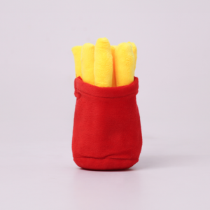 Skatrs French Fries Plush Toy for Dogs